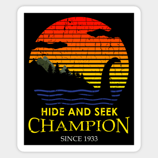 Hide And Seek Champion Since 1933 Sticker